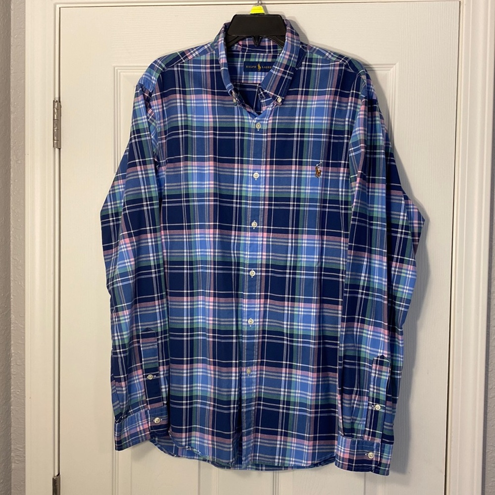 Ralph Lauren Men’s Plaid Button Down Shirt